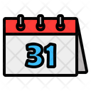 Thirty One Date Thirty One Schedule Icon