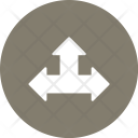 Three Side Arrow Icon