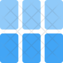 Three Column Vertical Grid Icon