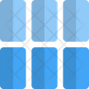 Three Column Vertical Grid Icon