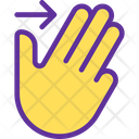 Three Finger Swipe Icon