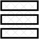 Three Rows Content Icon