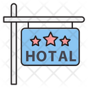Hotel Threestar Nameplate Icon