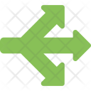 Three Way Sign Icon
