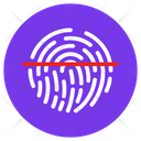 Thumb Scanning Thumb Verification Biometric Attendance Icon