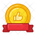 Thumb Up Medal Prize Icon