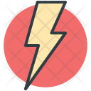 Thunder Flash Sign Icon