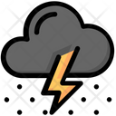 Cloud Thunder Snow Icon