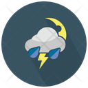 Thunder Storm Night Icon