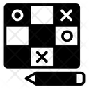 Tic Tac Toe Noughts Crosses Mind Game Icon