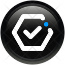 Sign Hexagon Tick Icon