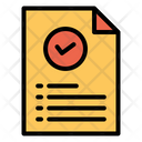 Tick File Icon
