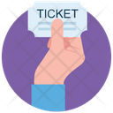 Ticket Entry Ticket Pass Icon