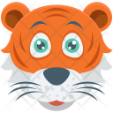 Tiger Animal Face Icon