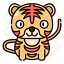 Tiger Holy Animal Icon