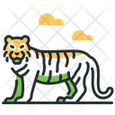 Tigre Felideo Selvagem Ícone