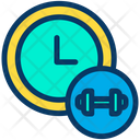 Clock Time Gym Time Icon