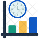 Time Chart Icon - Download in Flat Style