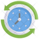 Online Shopping Time Duration Clock Icon