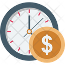 Business Metaphor Business Time Finance Icon
