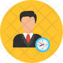 Time Management Business Businessman Icon