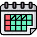 Time Planning Time And Date Planner Icon