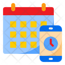 Time Table Mobile Date Icon