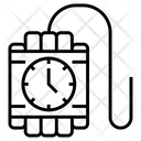Dynamite Time Bomb Atom Bomb Icon