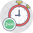 Timely Service Punctuality Icon
