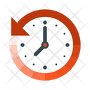 Back Clock Counterclockwise Icon