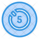 Timer Five Icon
