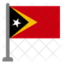 Flag Country Timor Leste Icon