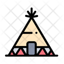 Tipi Nature Tent Icon