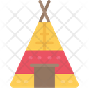 Tipi Tent Dinner Icon