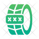 Tire Car Parts Simple Icon