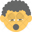 Tired Emoji Yawn Icon