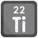 Titanium Periodic Table Chemists Icon