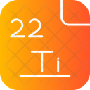 Titanium Periodic Table Atom Icon
