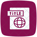 Title Label Title Tage Icon