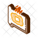 Toast Melting Butter Icon