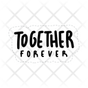 Together Forever Friendship Besties Icon