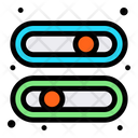 Button Switch On Web Page Icon