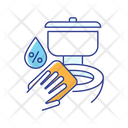 Toilet Disinfection Toilet Cleaning Icon