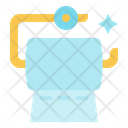 Toilet Paper Roll Cleaning Icon