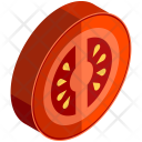 Tomato Slice Vegetable Icon