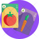 Bio Food And Agriculture Tomato Seeds Carrot Seeds Icon