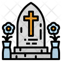 Tombstone Funeral Gravestone Icon