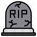 Tombstone Horror Scary Icon