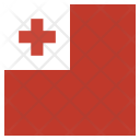 Tonga Flag Circle Icon