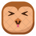 Tongue Taunt Owl Icon